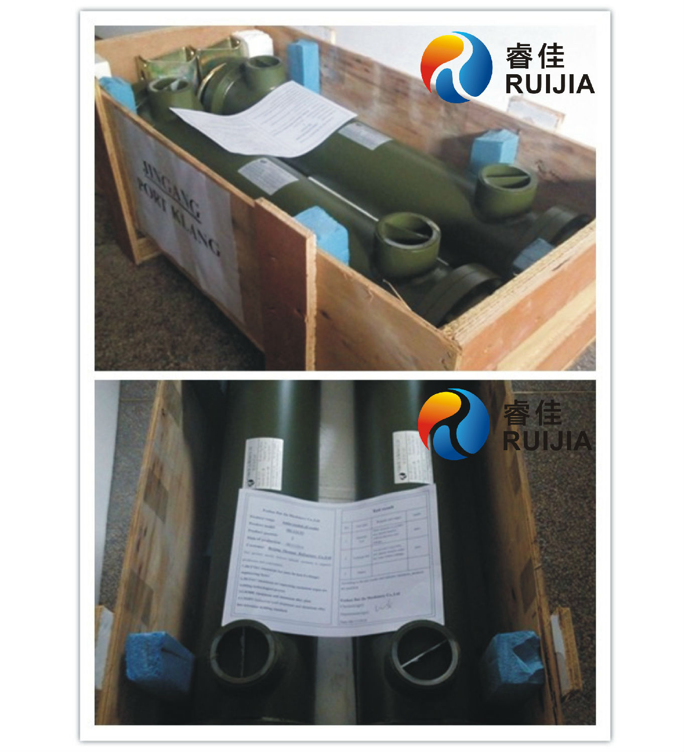 【出口】客戶訂購列<font color='red'>管式油水冷卻器</font>