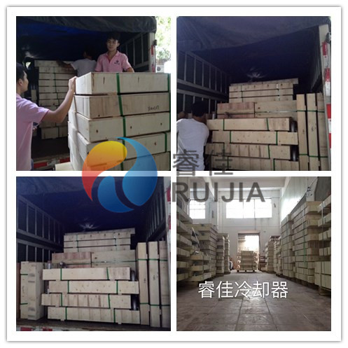 工程機(jī)械液壓油散熱器發(fā)貨