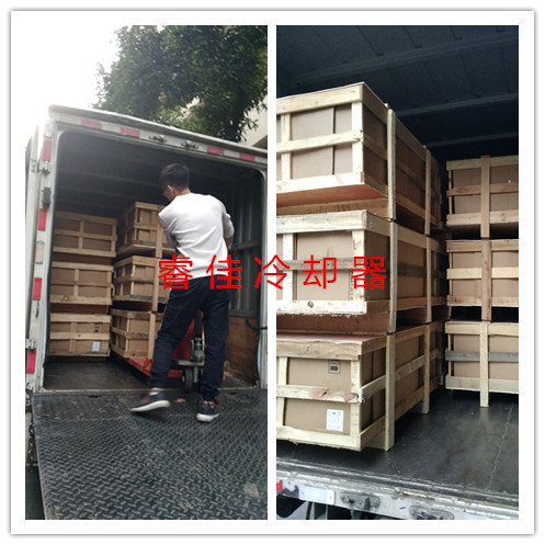 液壓風冷散熱器RJ-6511裝車發(fā)貨.jpg