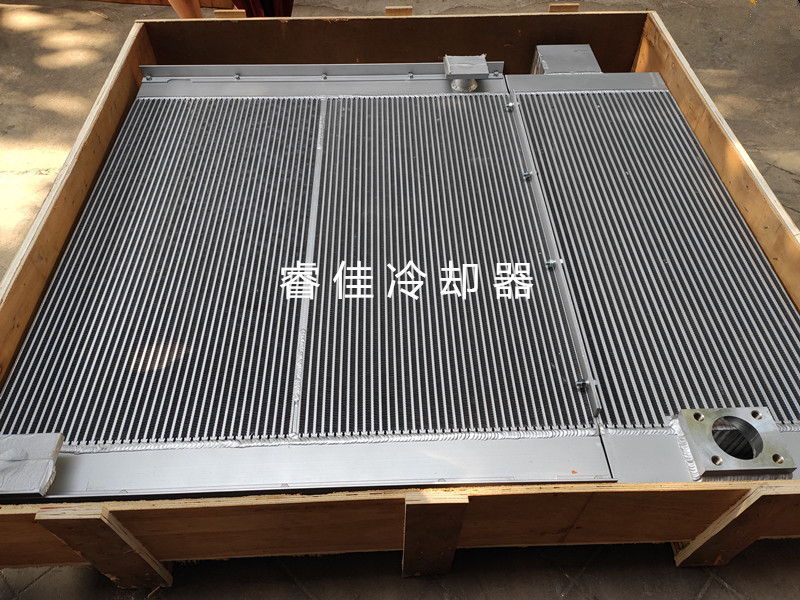 定做壽力空壓機風(fēng)冷散熱器
