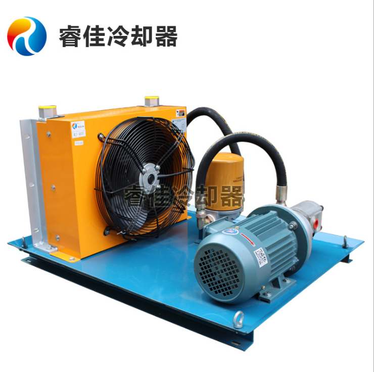 壓塊機(jī)油冷卻器選型案例